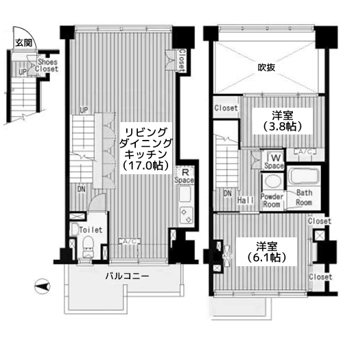 M14タイプ - 間取り図