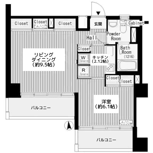 ROKA TERRAZZA - 間取り図