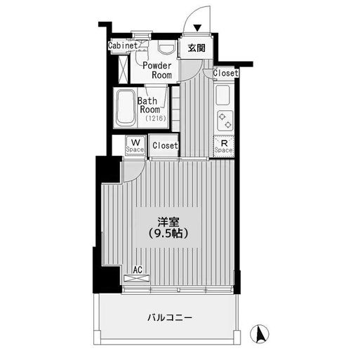 ROKA TERRAZZA - 1202 / 1703 間取り図