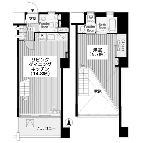 ROKA TERRAZZA - M04・間取り図