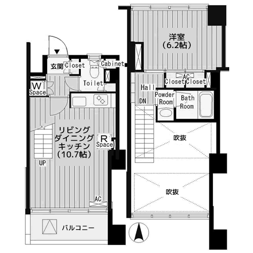ROKA TERRAZZA - 間取り図