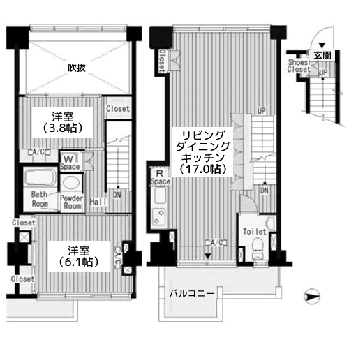 ROKA TERRAZZA - 間取り図