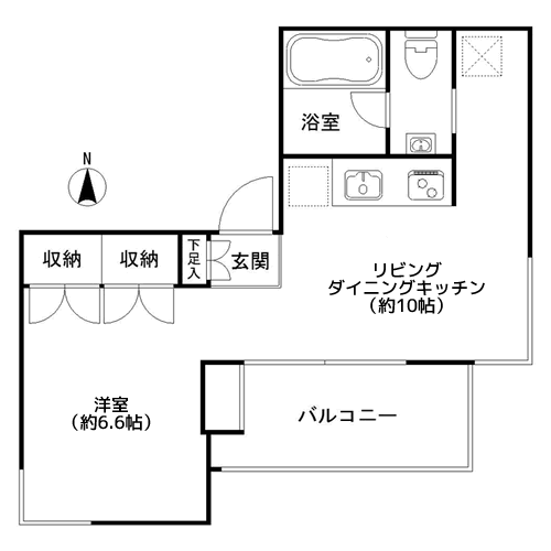 ルビア中野坂上 - 間取り図
