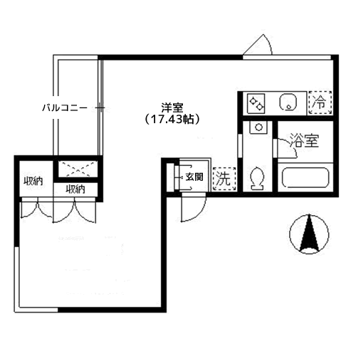 ルビア中野坂上 - 間取り図