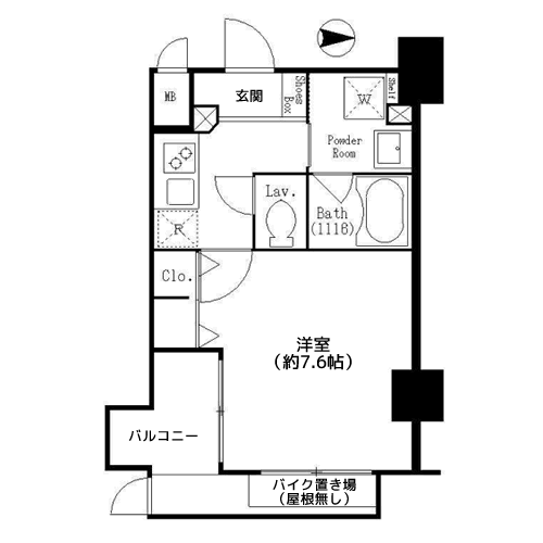 KDXレジデンス両国 - 間取り図
