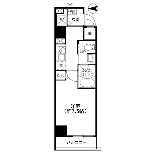 KDXレジデンス両国 - 間取り図