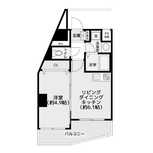セントエルモ西早稲田 - 間取り図