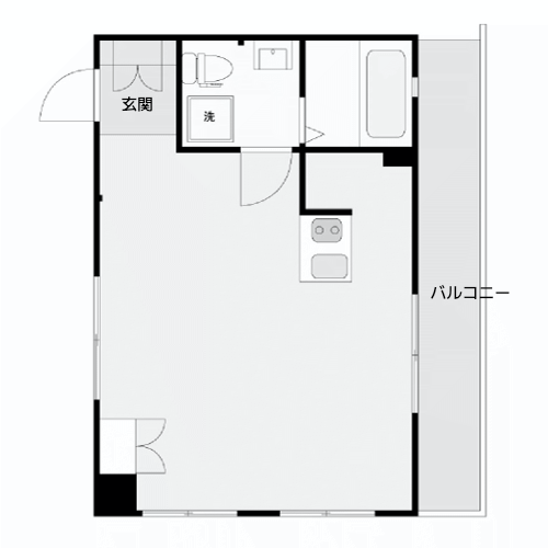 ONE ROOF FLAT - 間取り図