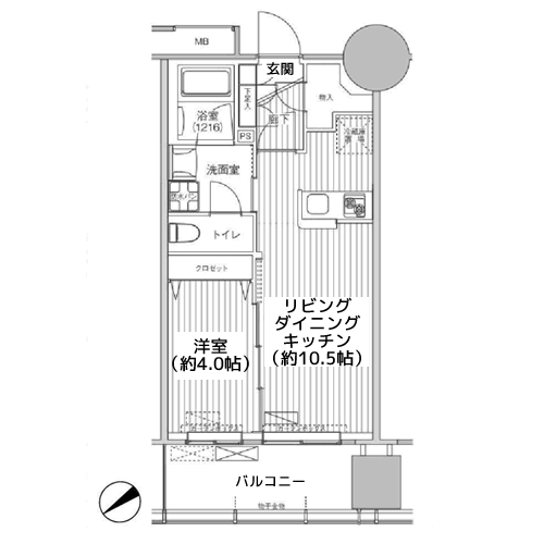 桜ヒルズ九段北 - 間取り図
