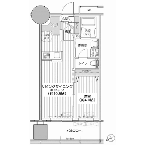 桜ヒルズ九段北 - 間取り図