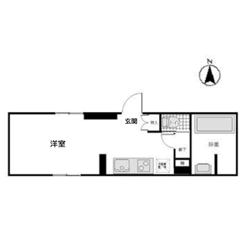 サンフェル恵比寿 - 間取り図