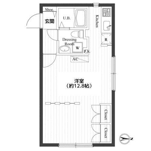 セゾン・デ・ブランシェ青葉台 - 間取り図