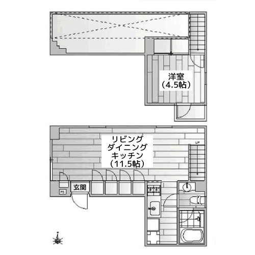 シャモッツ・ウイラ - 間取り図