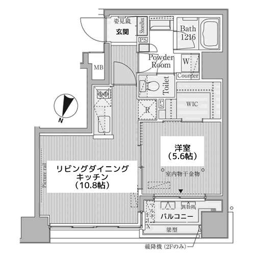 セレニティー神田 - 間取り図