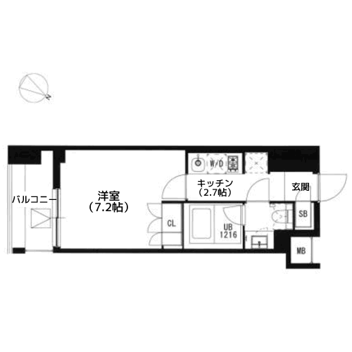 品川イースト - 間取り図