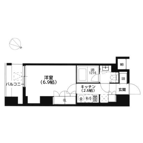 SHINAGAWA EAST - 間取り図