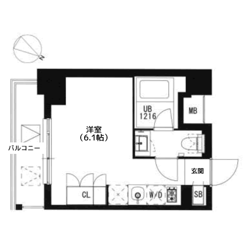 品川イースト - 間取り図