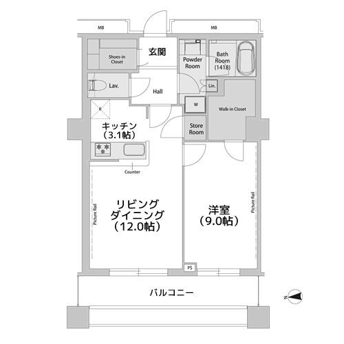 品川ハートビュータワー - 間取り図