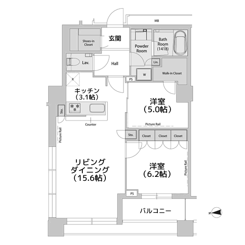 品川ハートビュータワー - 間取り図
