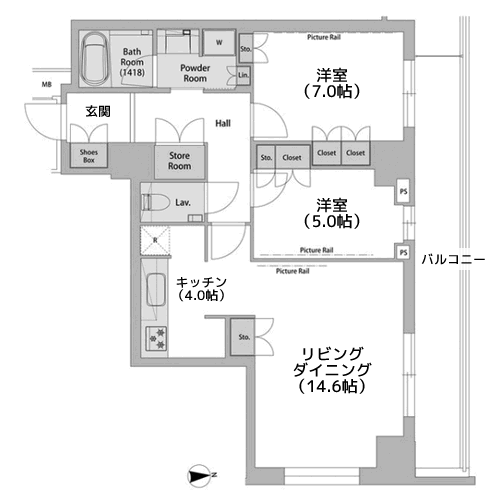 品川ハートビュータワー - 間取り図