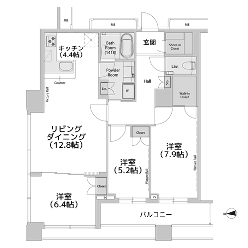 品川ハートビュータワー - 間取り図
