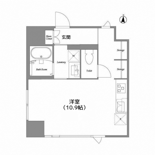 品川港南テラス - 間取り図