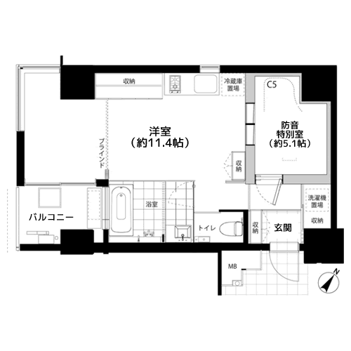 SHINKA - 間取り図