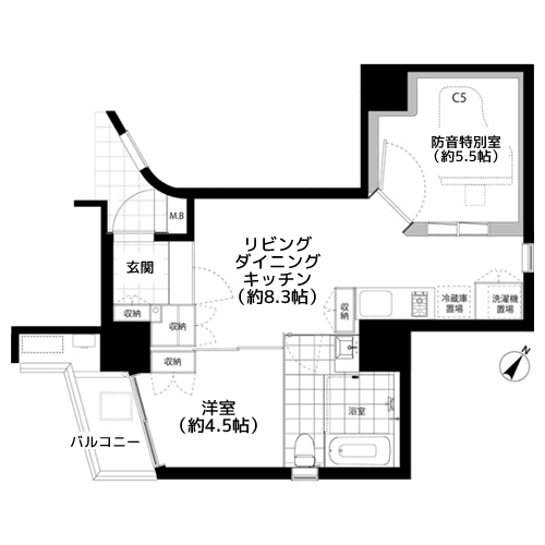 SHINKA - 間取り図