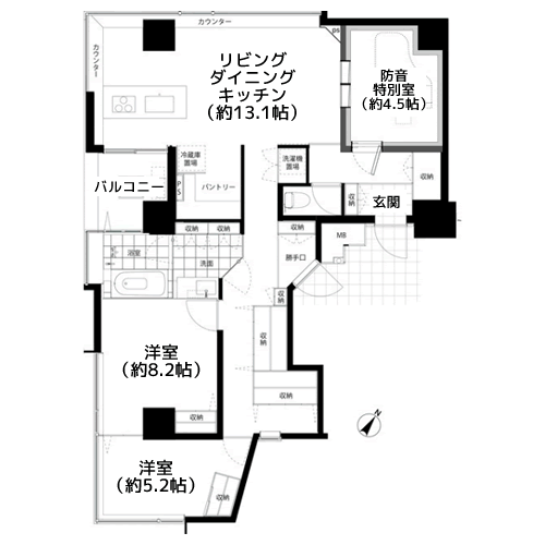 SHINKA - 間取り図