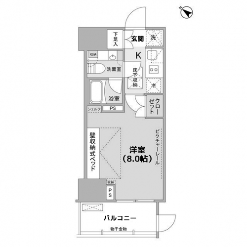 SIL西五反田 - 間取り図