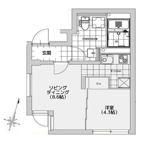 SOU西小山 - 間取り図