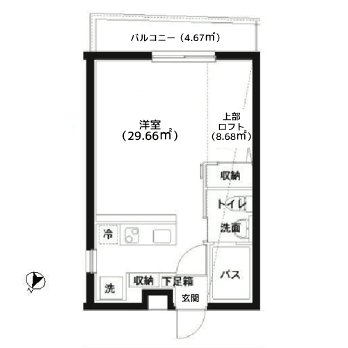 スペックハウス白金台 - 間取り図