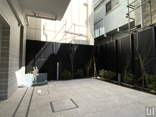 ペット足洗い場