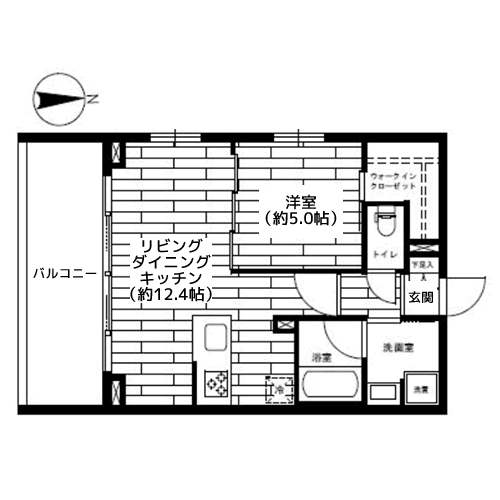 ステージグランデ蒲田Ⅱ - 間取り図