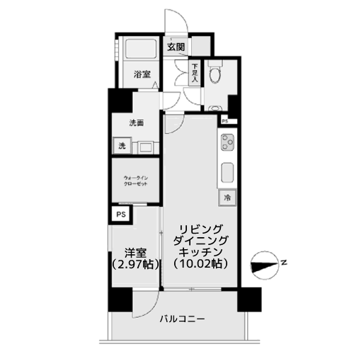 エルスタンザ白金台 - 間取り図