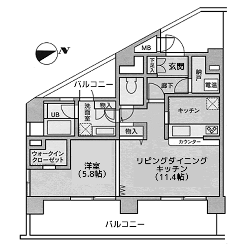 エルスタンザ白金台 - 間取り図
