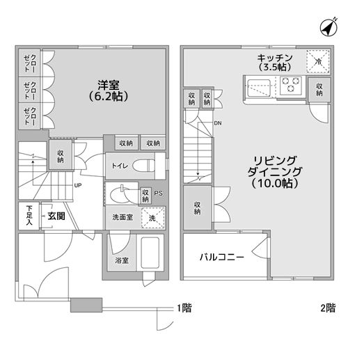 スタイリオ武蔵小山 - 間取り図