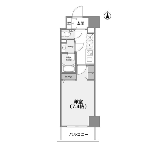 SUNRISE OMORI - 間取り図