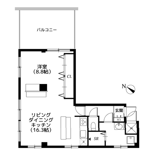 サンストン白金台 - 間取り図