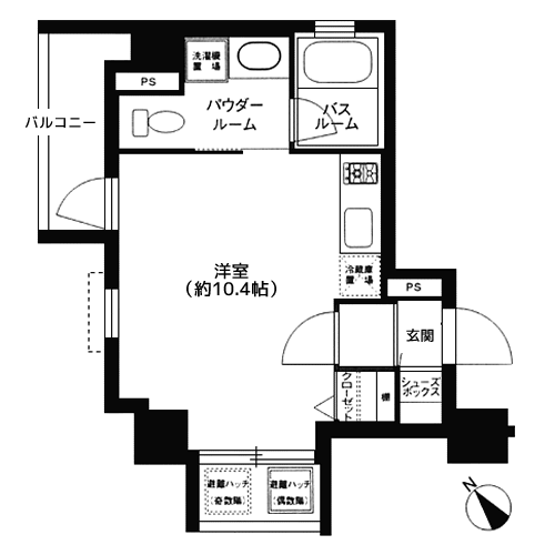 シーネクス品川荏原 - 間取り図