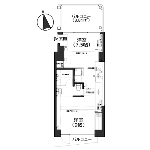 T-アクトⅡ - 間取り図