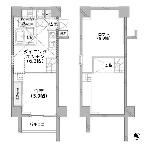 taliesin CY - 間取り図