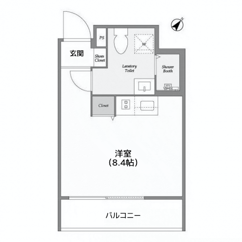The Con-Tour Hatanodai - 間取り図