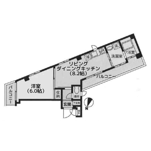 テラスファミリア稔 - 間取り図
