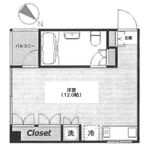 THE GARDEN中目黒 - 間取り図