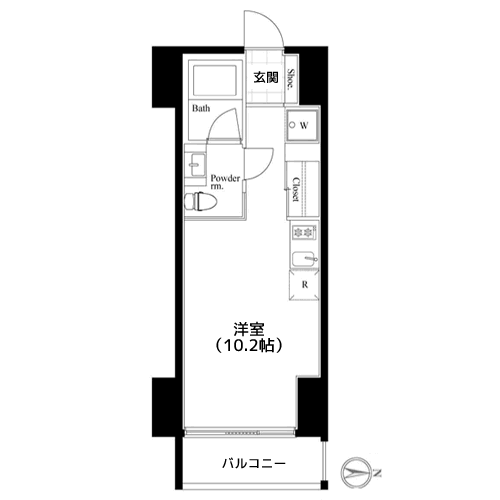 The TriBeCa - 間取り図