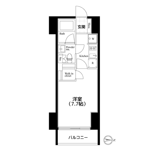 The TriBeCa - 間取り図
