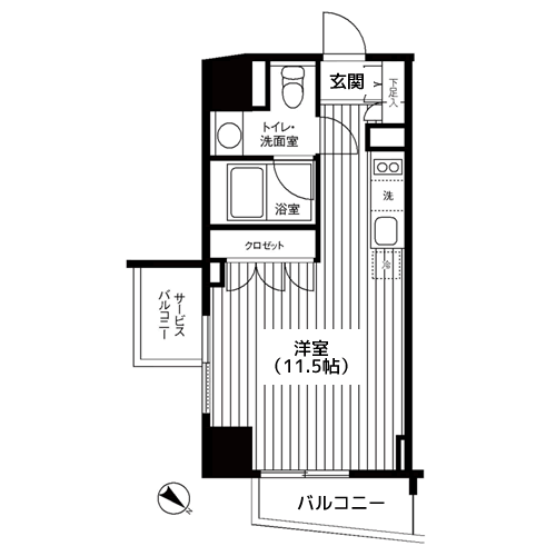 Ti-HIGASHIAZABU - 間取り図