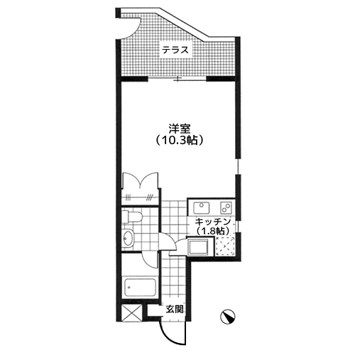 ラティエラ等々力 - 間取り図