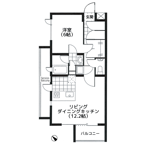 ラティエラ等々力 - 間取り図
